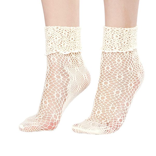 woman socks lace